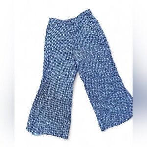 Maeve by Anthropologie Geometric Boho Wide Leg Pull on Pants Size 12